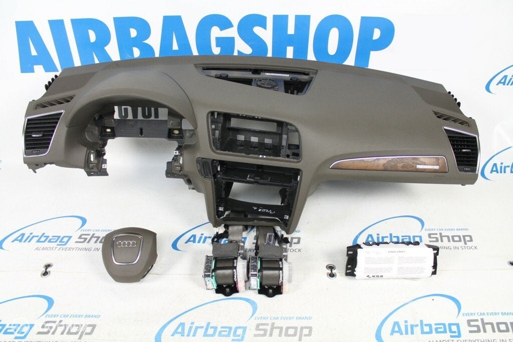 Airbag kit - Tableau de bord brun Audi Q5 - 8R (2008-2016), Enlèvement ou Envoi, Utilisé