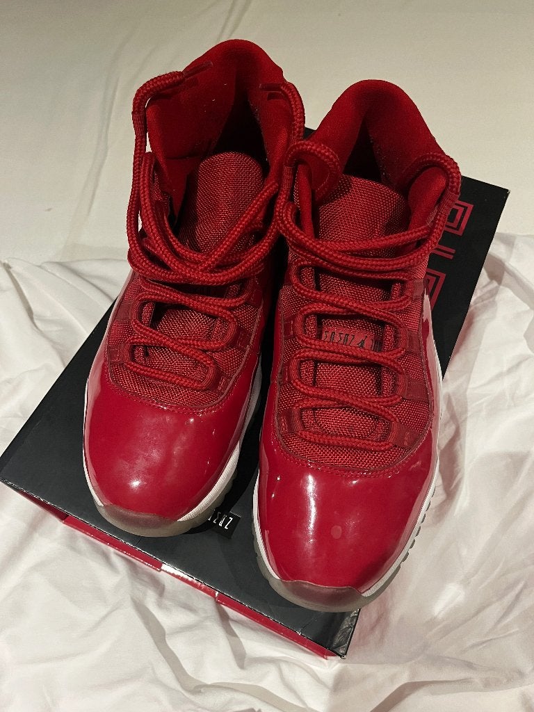 Jordan 11 gym red, Kleding | Heren, Ophalen, Overige kleuren, Zo goed als nieuw, Jordan (Nike)
