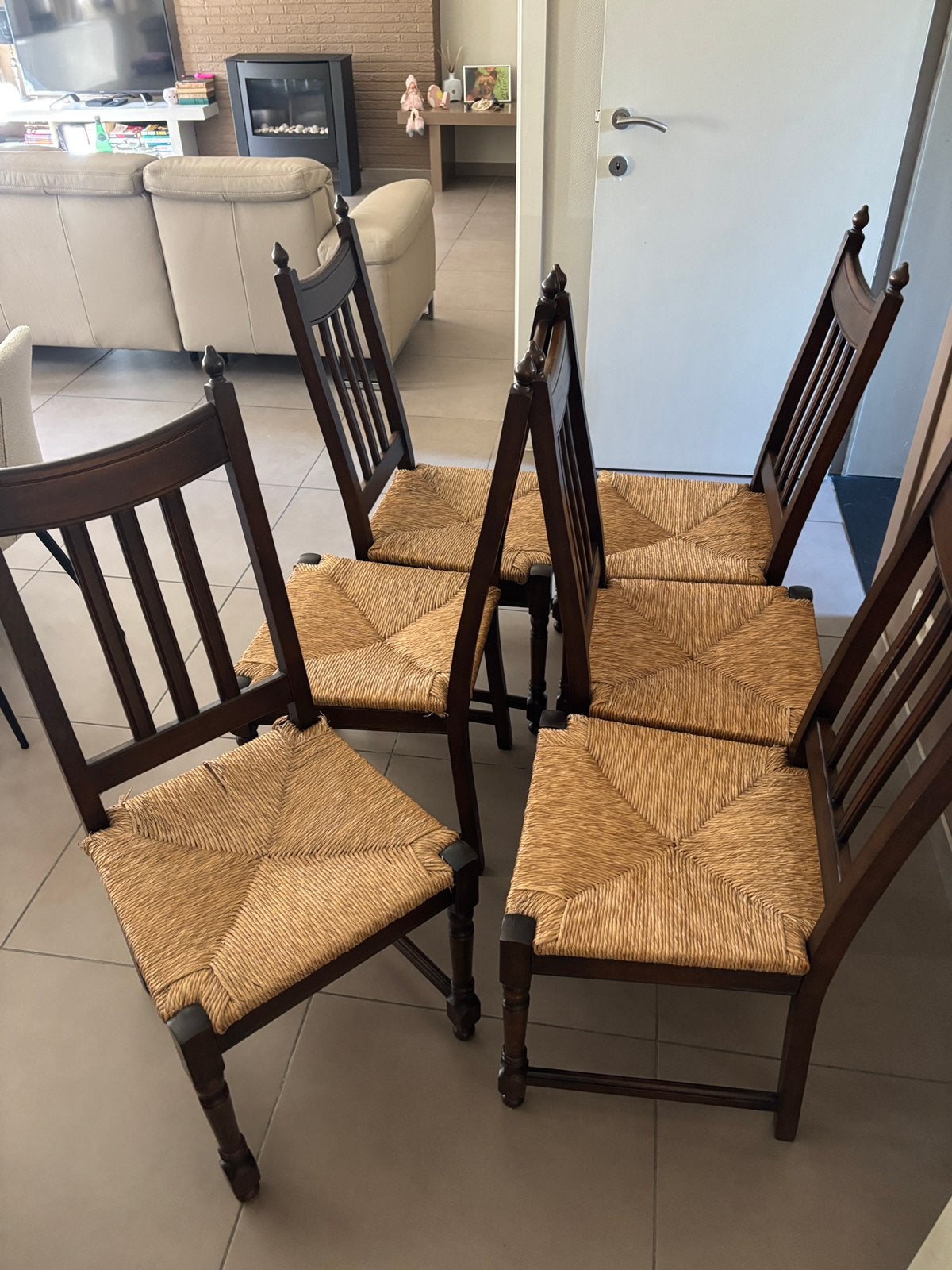 6 stoelen, Huis en Inrichting, Ophalen, Zo goed als nieuw