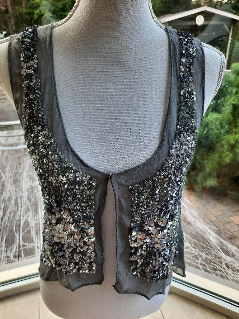 Charmant gilet SCEE twin-set - S, Kleding | Dames, Twinset, Overige typen, Ophalen of Verzenden, Zo goed als nieuw
