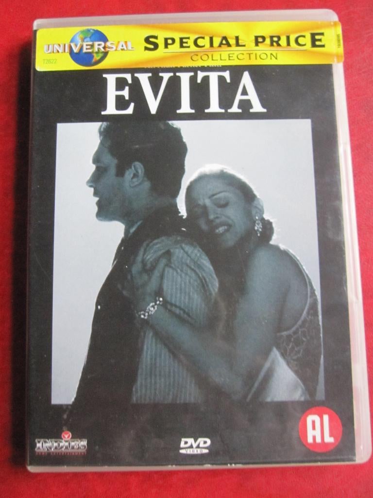 Evita (1996), Alle leeftijden, Ophalen of Verzenden, Zo goed als nieuw, Drama