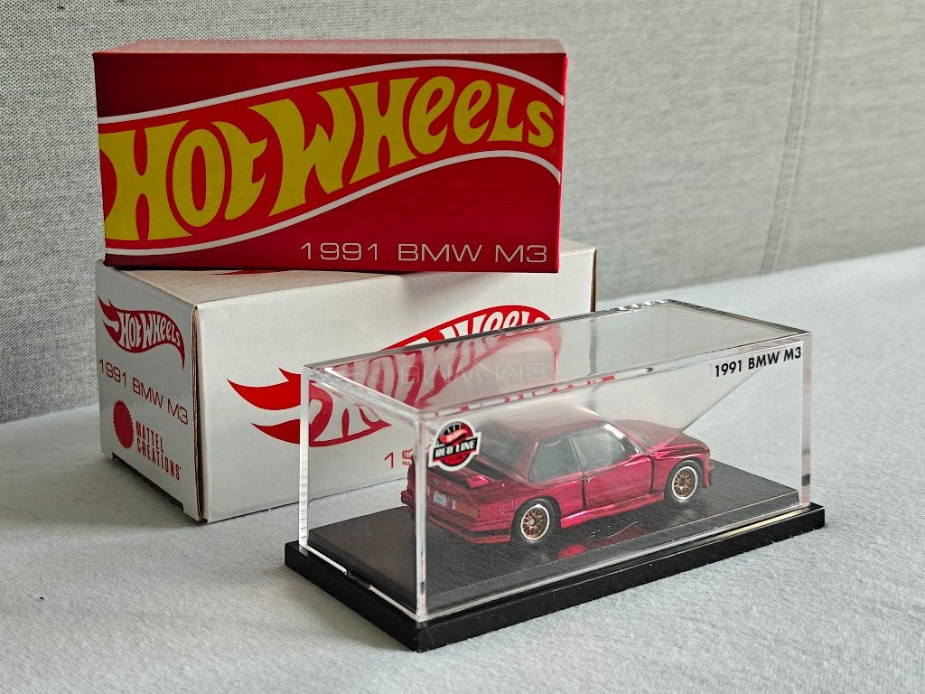 Hot Wheels 1991 BMW E30 M3 Rood RLC Red Line Club 2022, Ophalen of Verzenden, Zo goed als nieuw, Auto