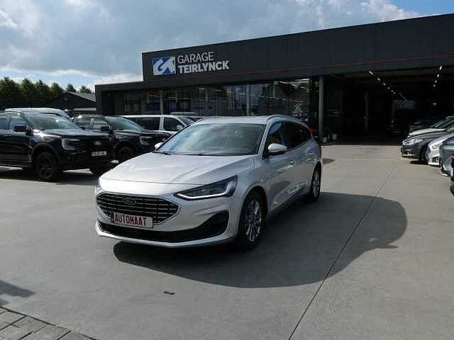 Ford Focus Break 1.0 i MHEV 125pk Automaat Titanium Camera, Auto's, Euro 6, Bedrijf, Hybride Elektrisch/Benzine, Zilver of Grijs