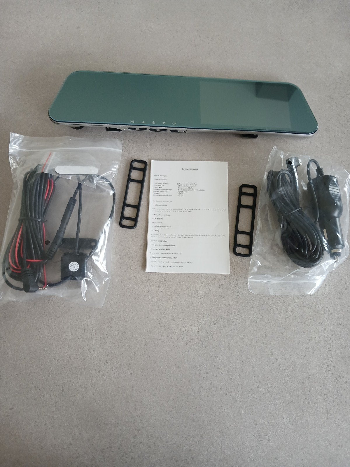 4K Mirror Car Camera with Reversing Camera, Envoi