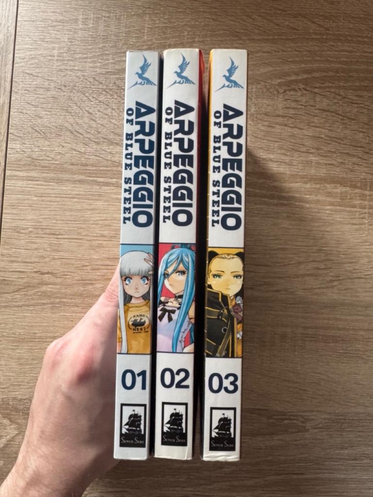 Arpeggio of Blue Steel manga, Boeken, Meerdere comics, Ophalen of Verzenden, Gelezen, Japan (Manga)