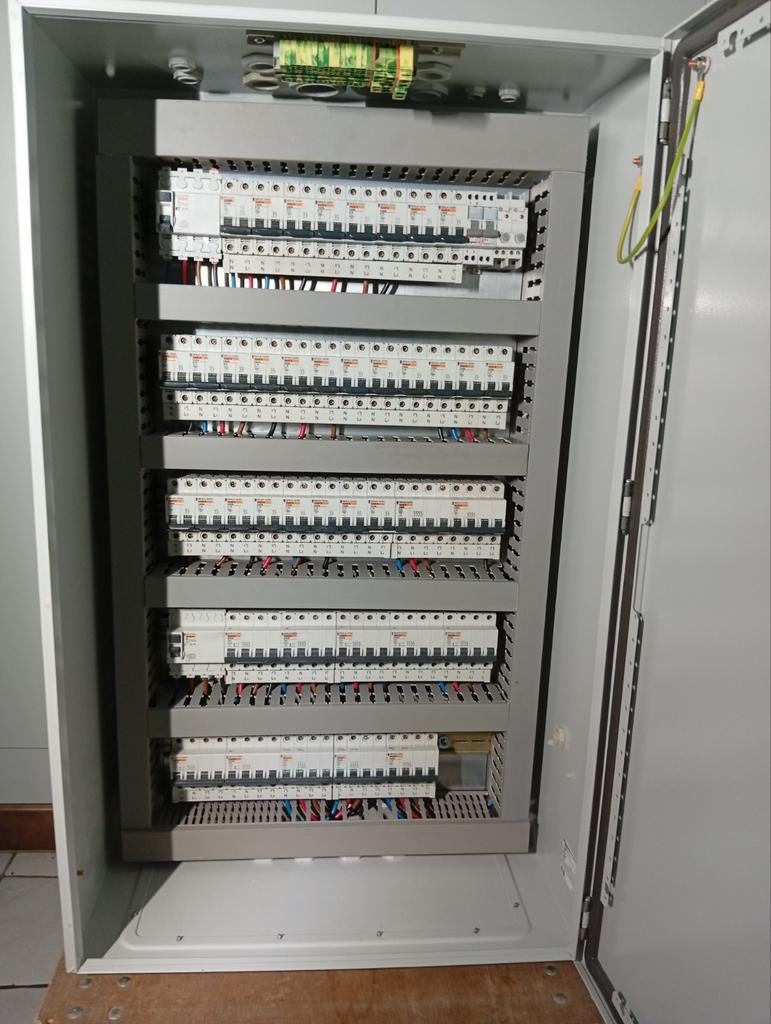 Metalen zekeringkast voor werkplaats, Bricolage & Construction, Électricité & Câbles, Interrupteur, Interrupteur, Enlèvement