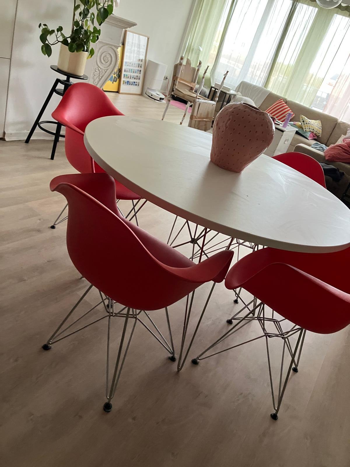 Chaises sosies Vitra Eames rouges, Enlèvement, Comme neuf