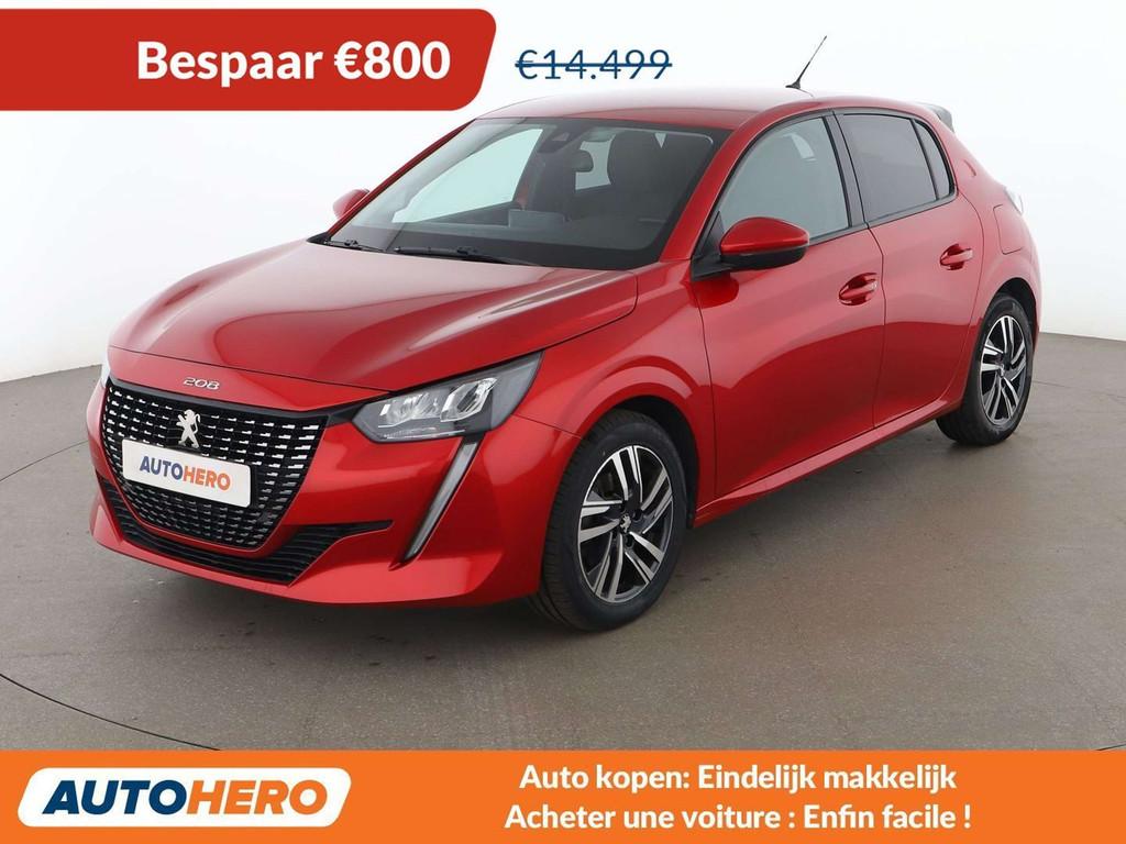 Peugeot 208 1.2 PureTech Allure (bj 2021, automaat), Auto's, Peugeot, Stof, Gebruikt, 1199 cc, 1165 kg
