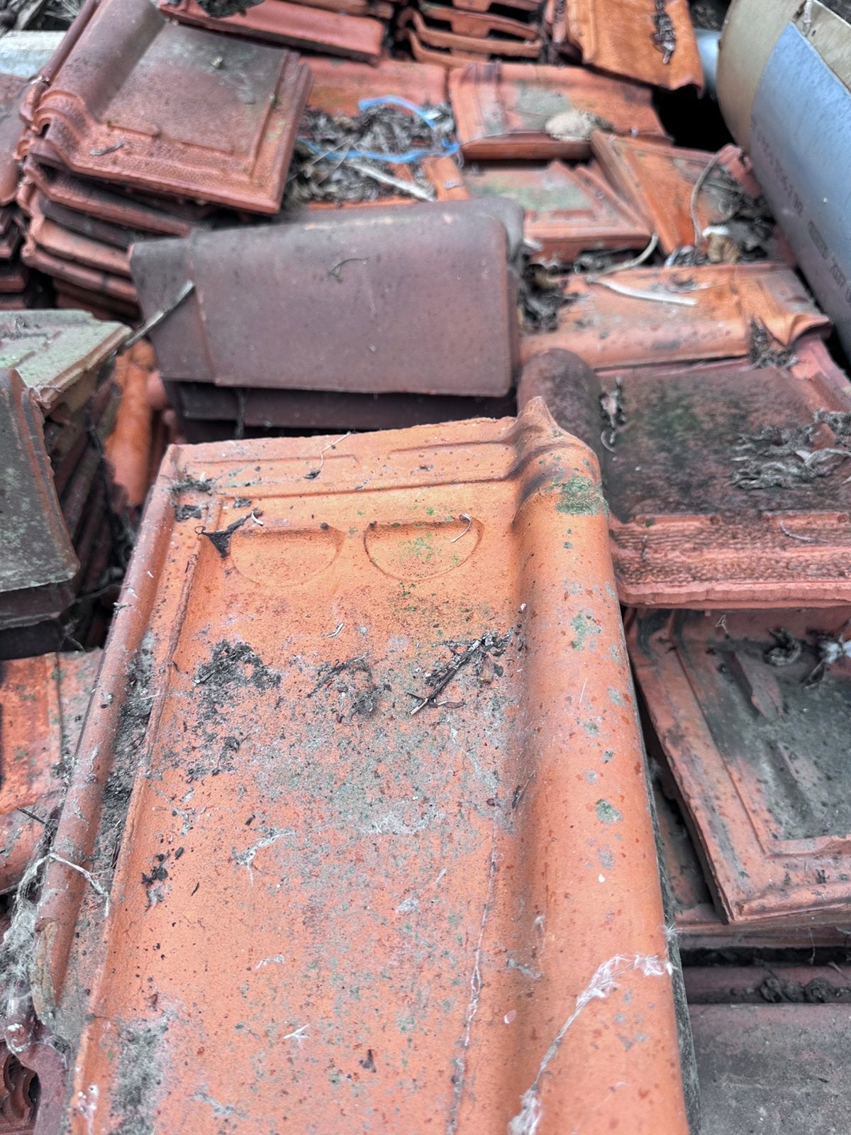 Stormpannen ongeveer 450 stuks, Doe-het-zelf en Bouw, Ophalen, Gebruikt