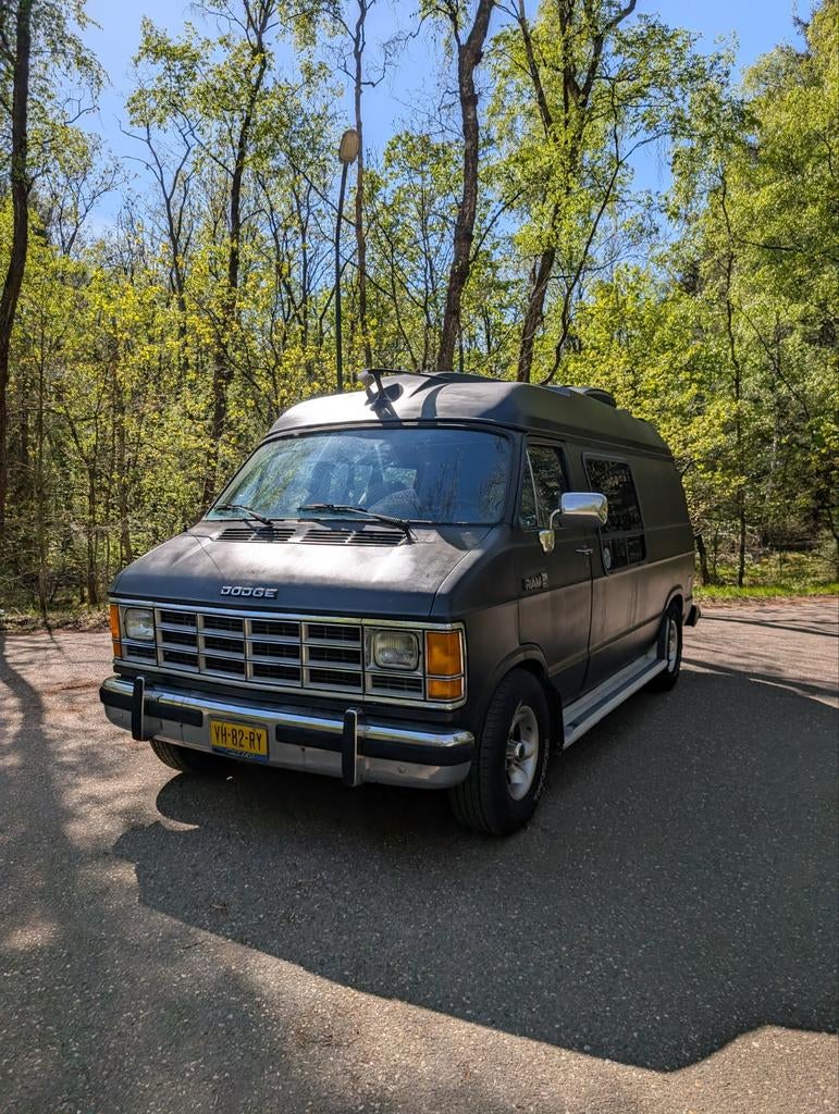 Dodge Ram van B250 Camper, Autos, Air conditionné, Achat, Particulier, Essence
