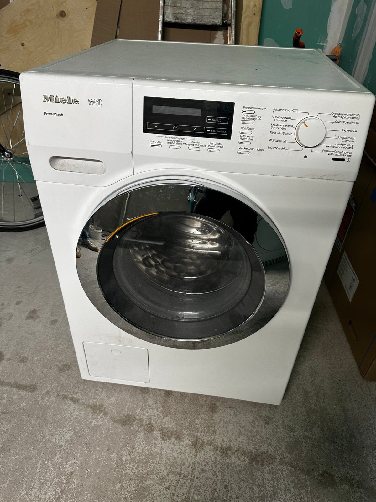 Miele wasmachine, 8 tot 10 kg, Ophalen, Niet werkend, Voorlader