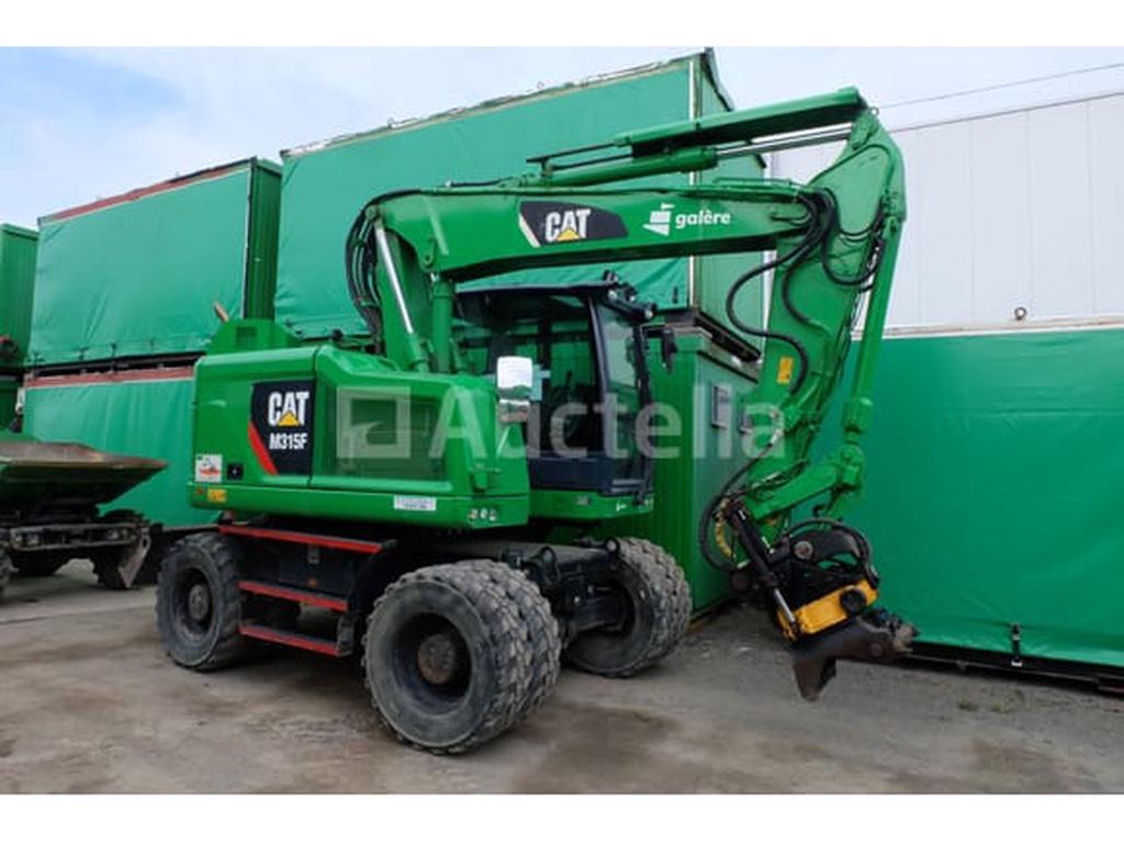 REF:3151004-1 - Pelle sur pneus Caterpillar M315F, Articles professionnels, Grue