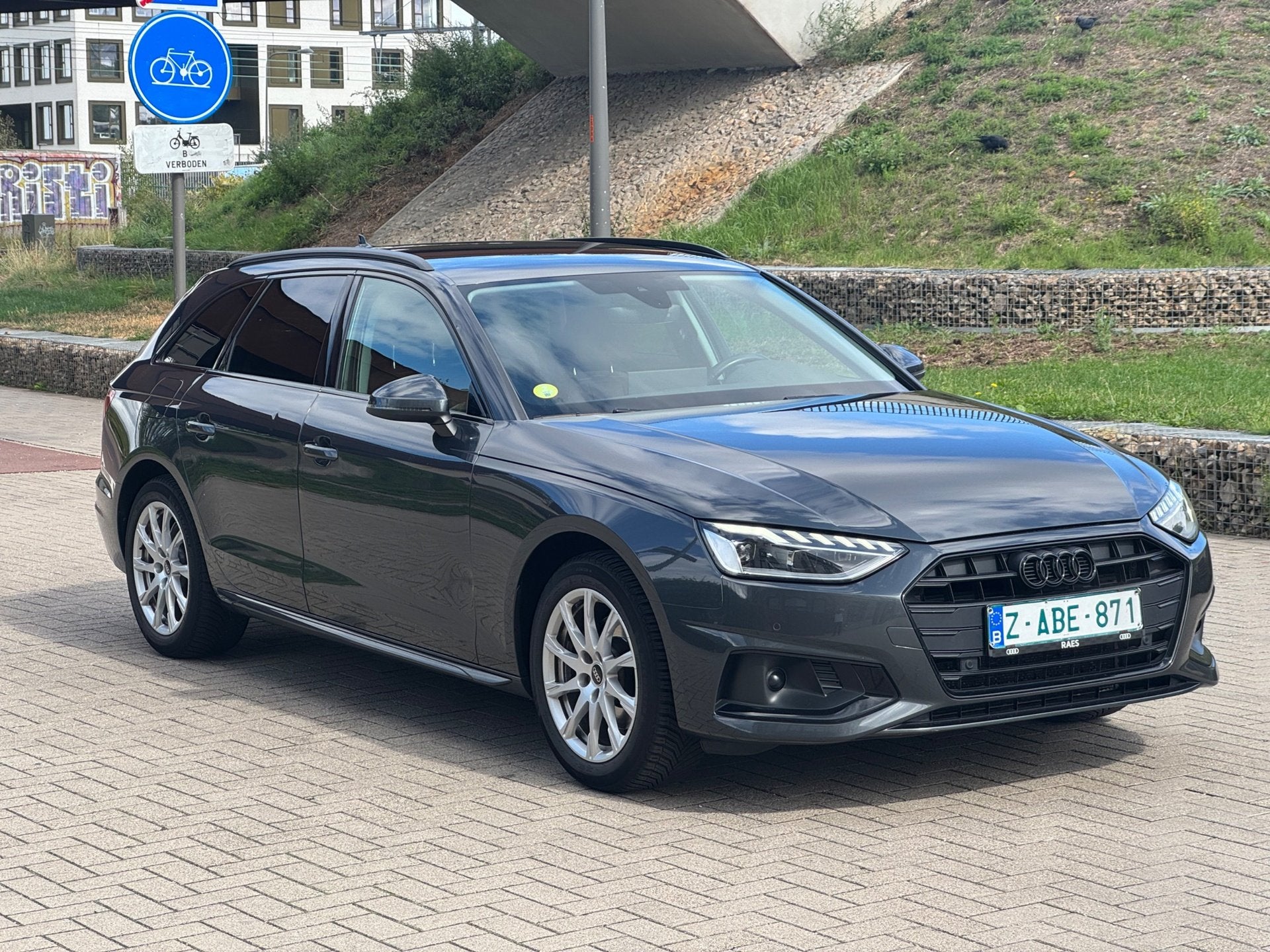 Audi A4 avant | Automaat | Diesel | 163 pk | Euro 6d, Autos, Cuir, Argent ou Gris, Achat, Euro 6