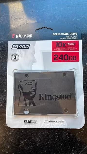 Kingston SSD A400 240 Go - 9 pièces, Neuf, Kingston, Enlèvement, SSD