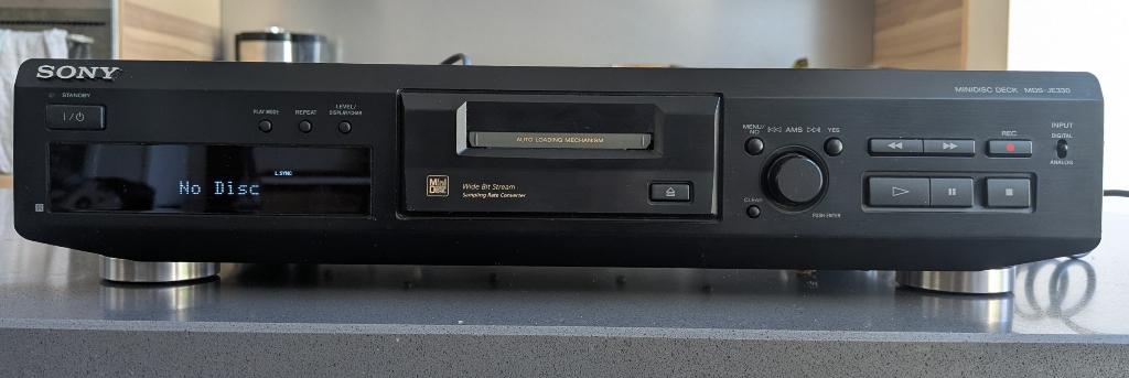 Sony MiniDisc JDS-JE330 (-AB), Audio, Tv en Foto, Walkmans, Discmans en Minidiscspelers, Ophalen of Verzenden