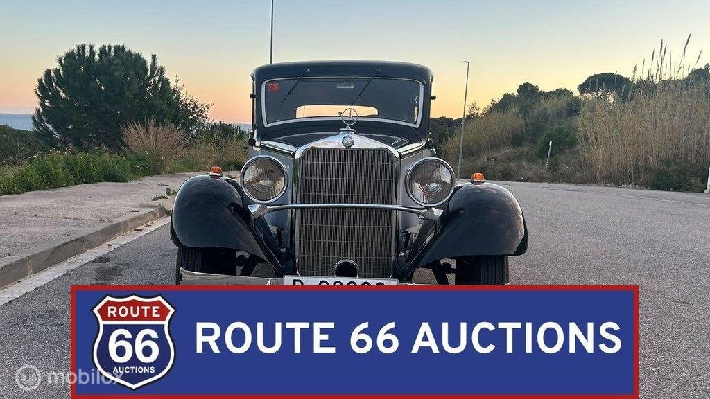 Mercedes-Benz 200 | 1935 | Route 66 Auctions, Autos, Achat, Entreprise, Boîte manuelle, Autre carrosserie