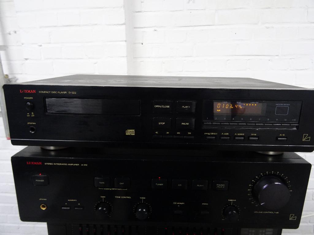 ampli +lecteur cd luxman, Enlèvement ou Envoi, Utilisé, 60 à 120 watts
