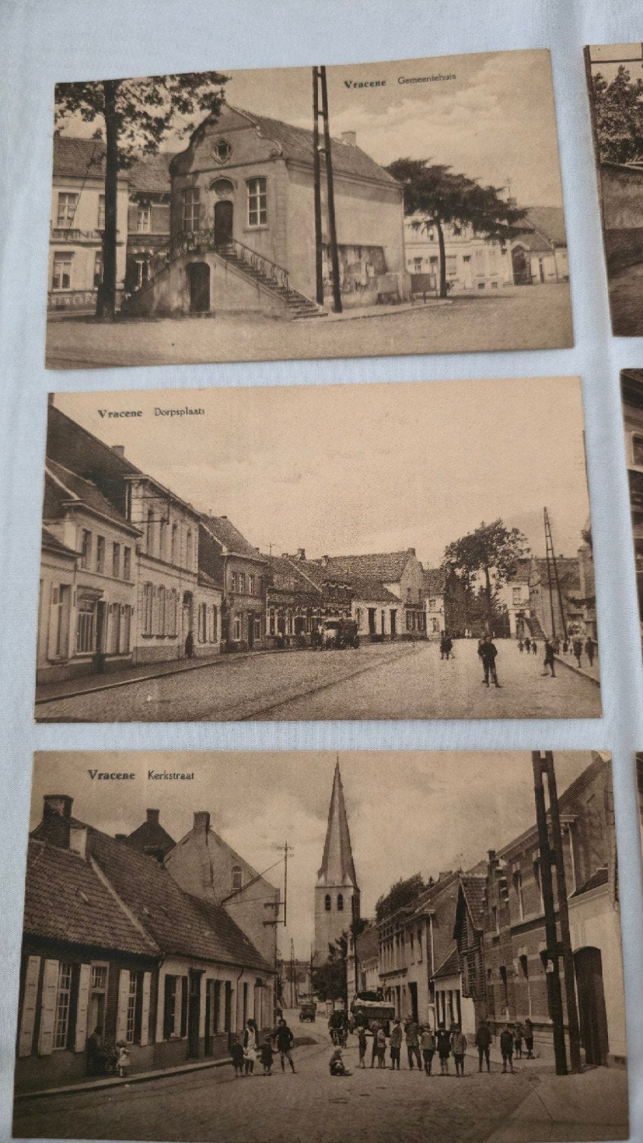 Postkaarten Vrasene, Ophalen