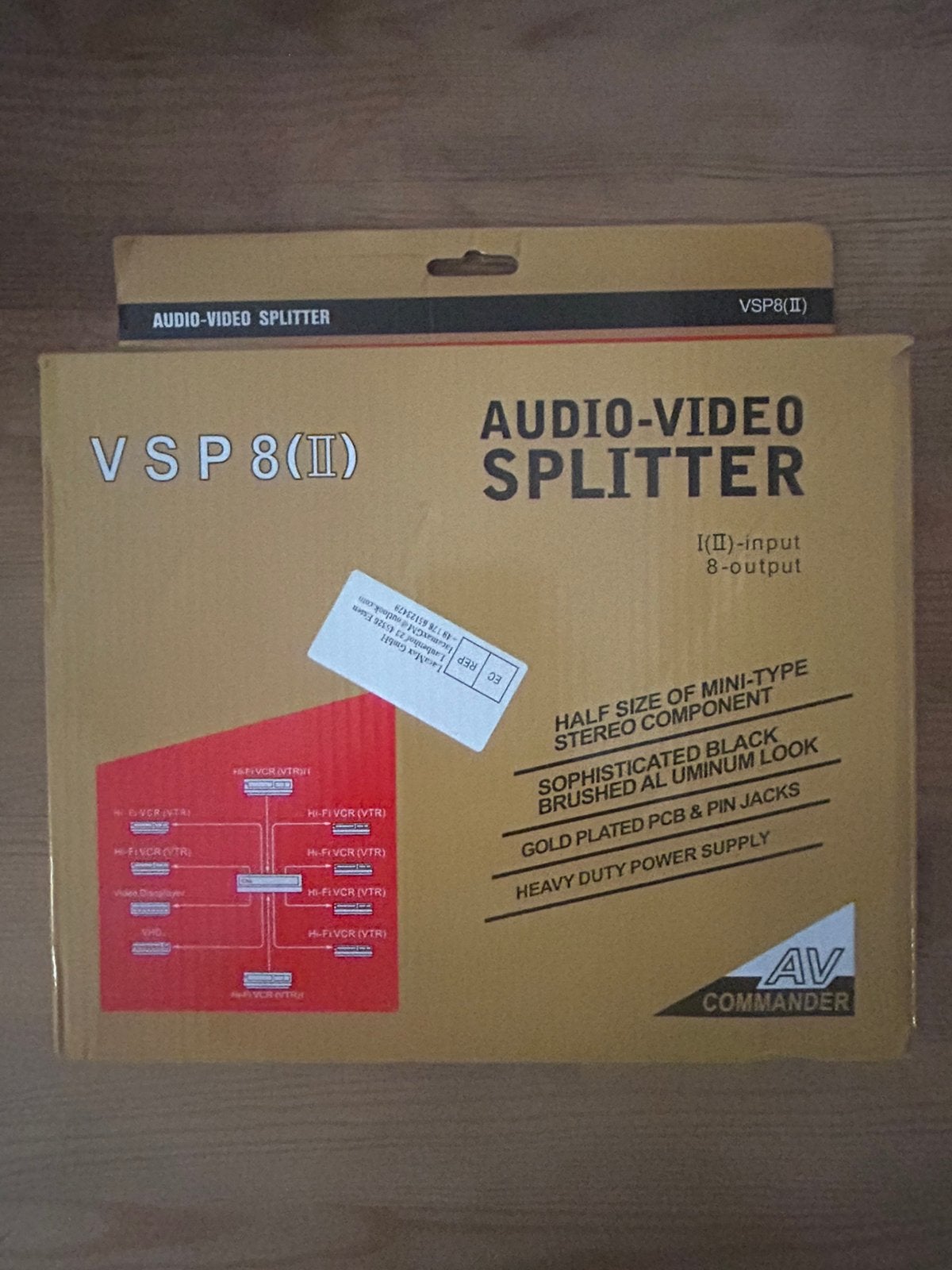 Audio-video splitter, TV, Hi-fi & Vidéo, Câbles audio & Câbles de télévision, Enlèvement, Neuf, Autres câbles