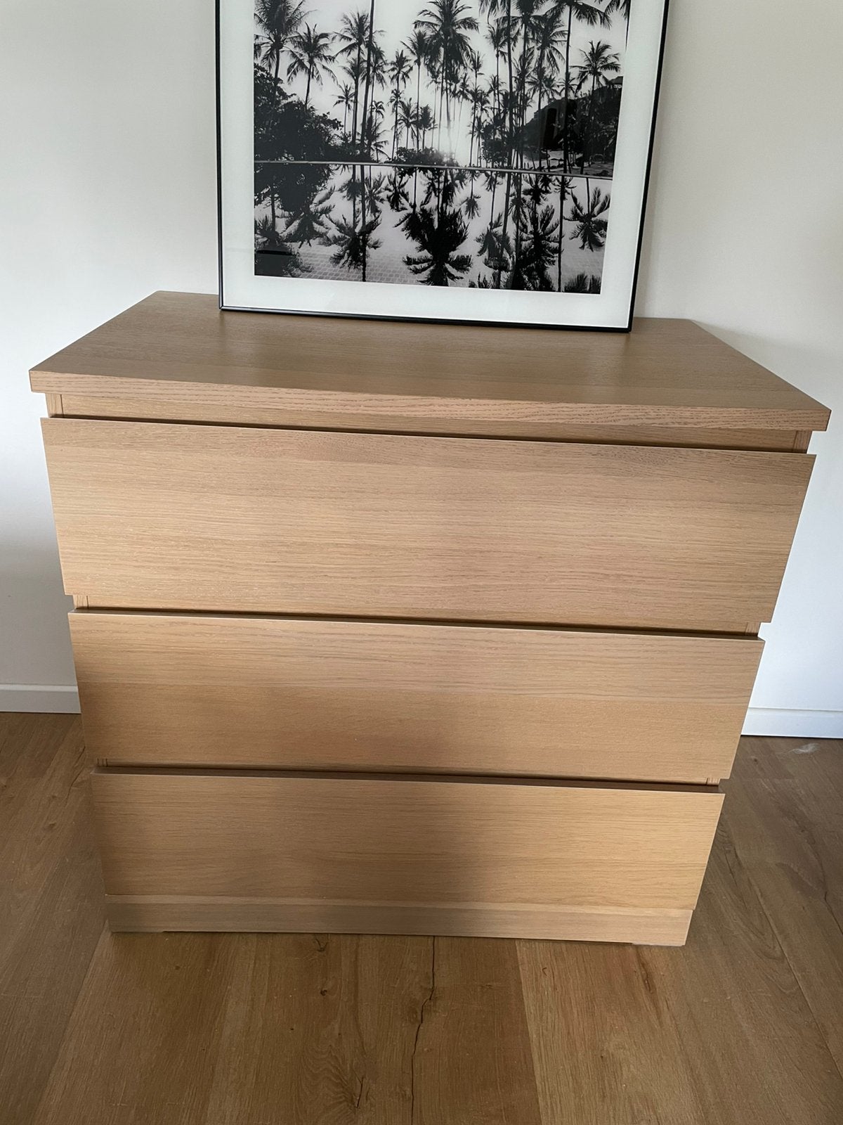 Commode malm 3 tiroirs ikea, Maison & Meubles, Enlèvement, Utilisé