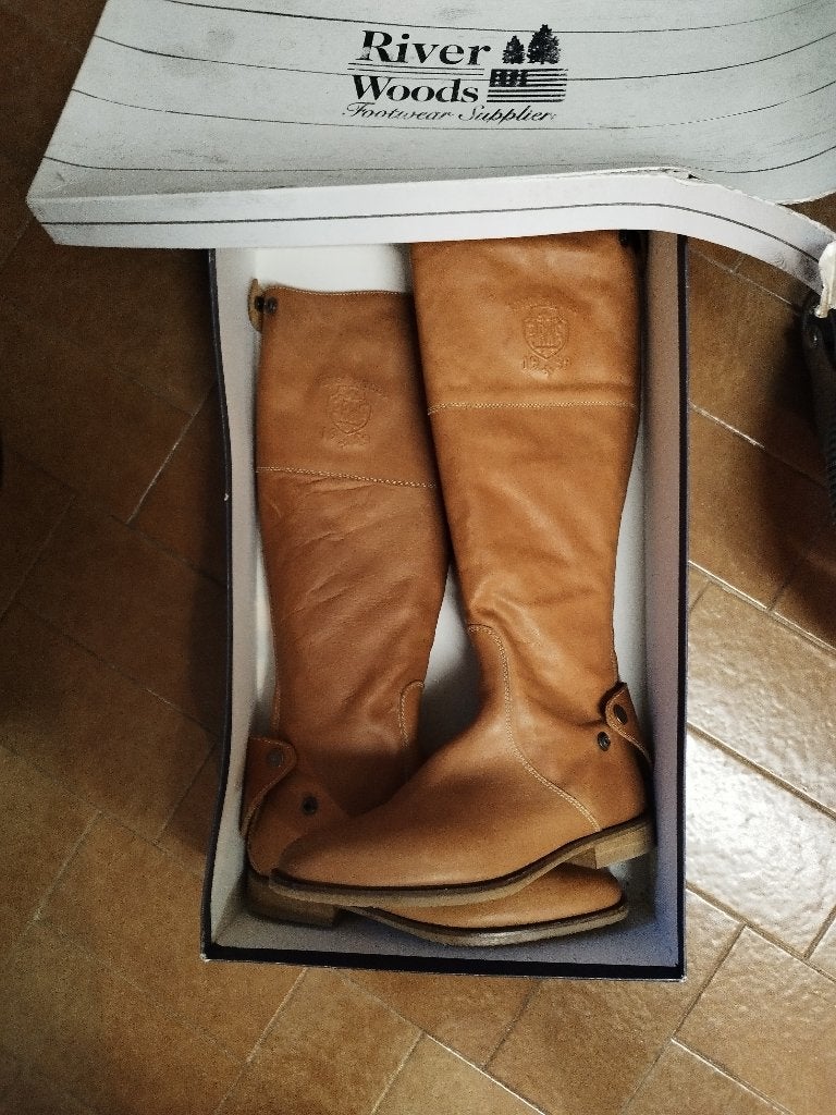 BOTTE RIVER WOOD, Vêtements | Femmes, Chaussures, Neuf, Brun, Enlèvement, Bottes hautes