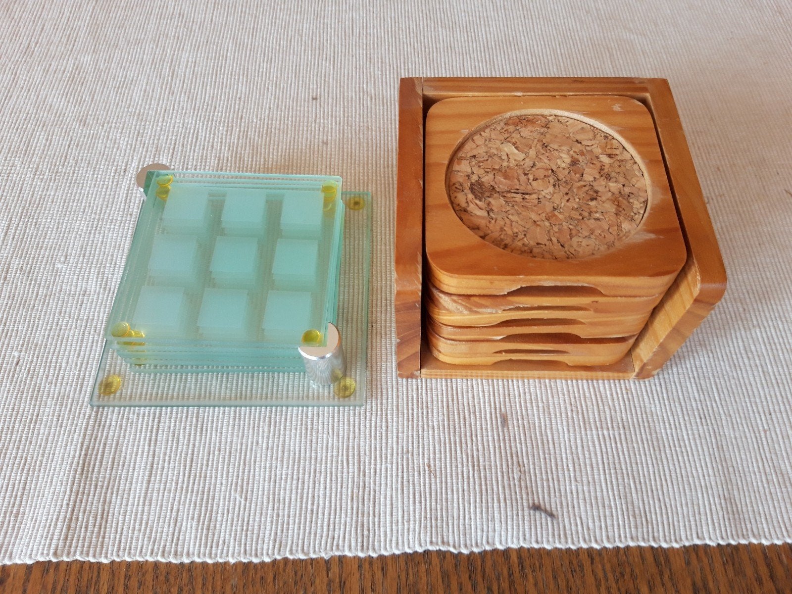 Sous verres, Huis en Inrichting, Woonaccessoires | Onderzetters, Ophalen, Glasonderzetter, Zo goed als nieuw, Antislip