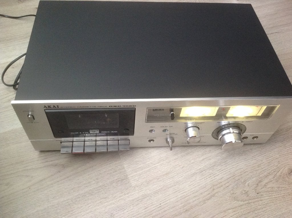 Akai GXC-706D Stereo Cassette Deck (1978-80), TV, Hi-fi & Vidéo, Decks cassettes, Simple, Akai, Commandes tactiles, Enlèvement ou Envoi