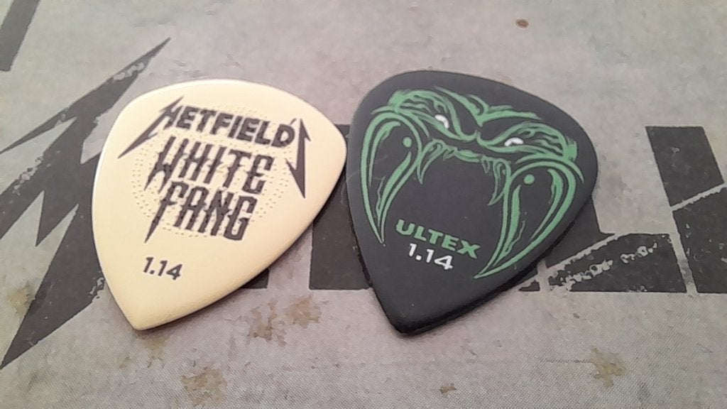 Metallica James Hetfield plectrums plectra, Ophalen of Verzenden, Nieuw, Elektrische gitaar