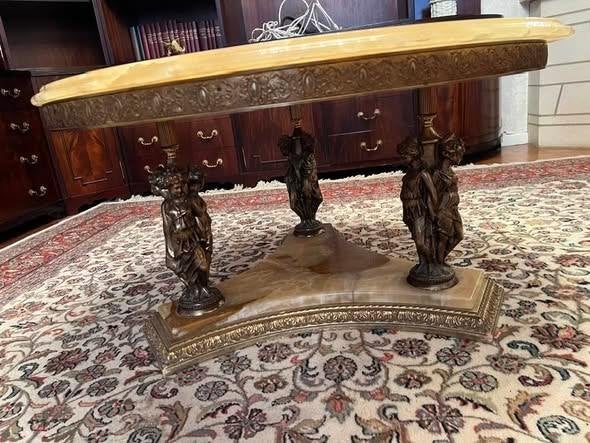 Table basse en marbre Onyx, Enlèvement