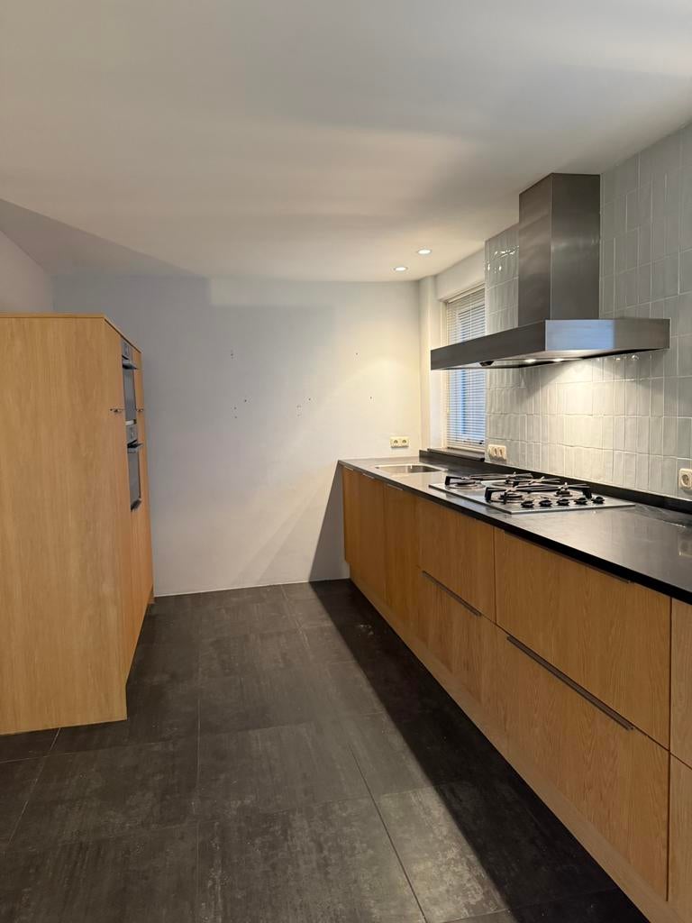 Cuisine droite + armoire qualité supérieure + BOSCH DÉMONTÉ, Enlèvement ou Envoi, Autres couleurs, Granit ou Pierre, Cuisine à mur double