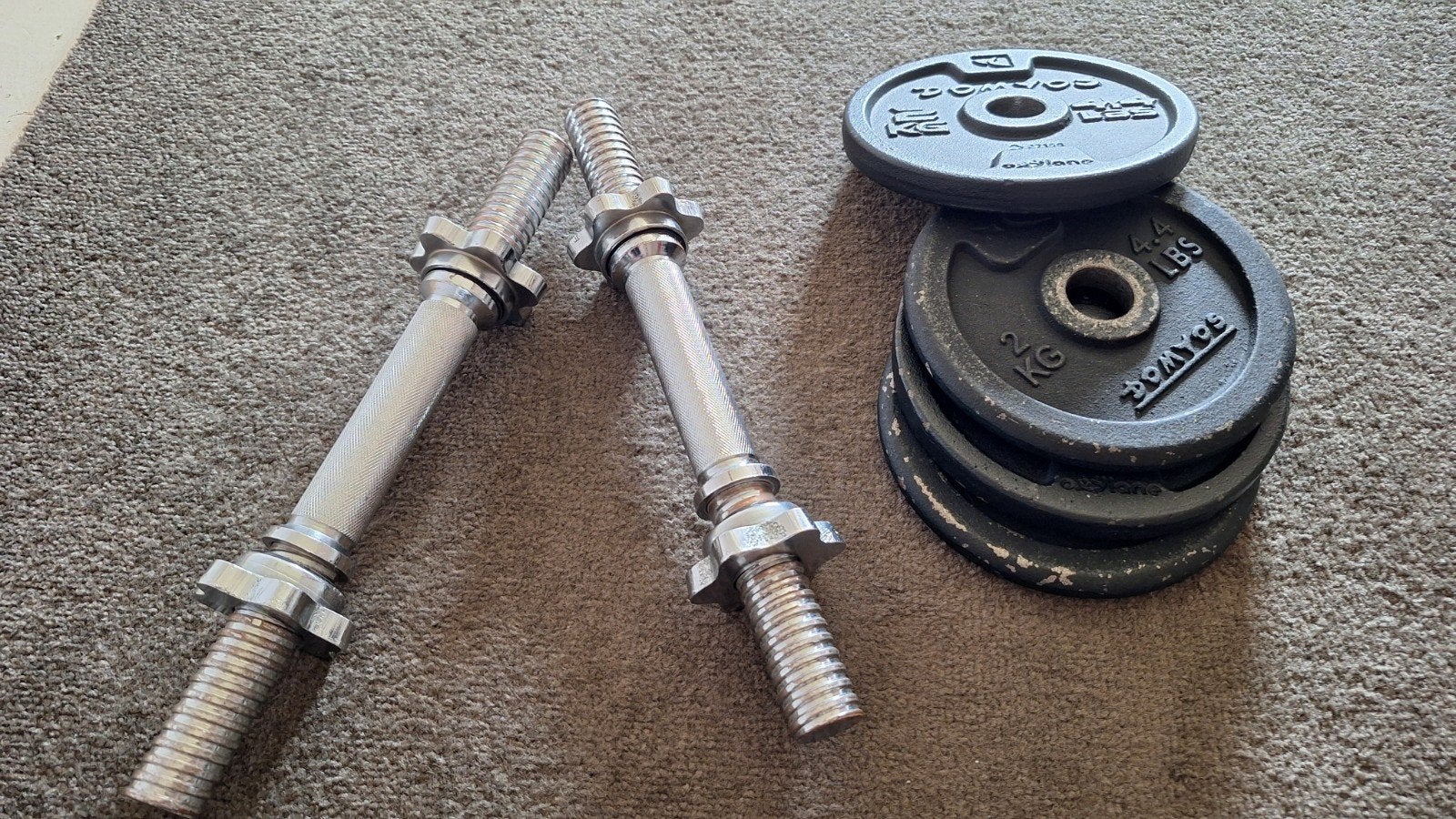 Dumbells + Schijven, Sports & Fitness, Enlèvement