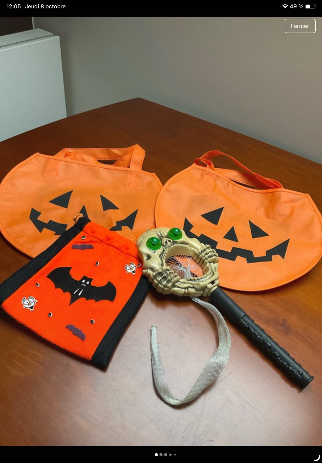Sacs recolte bonbons Halloween, Enlèvement ou Envoi, Comme neuf