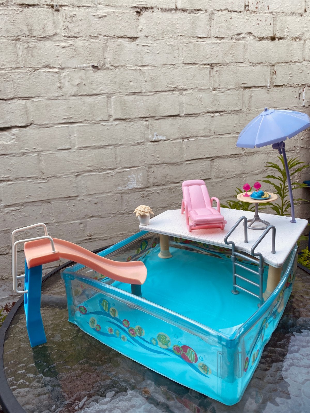 Speelgoed zwembad Barbie, Kinderen en Baby's, Ophalen, Zo goed als nieuw, Barbie