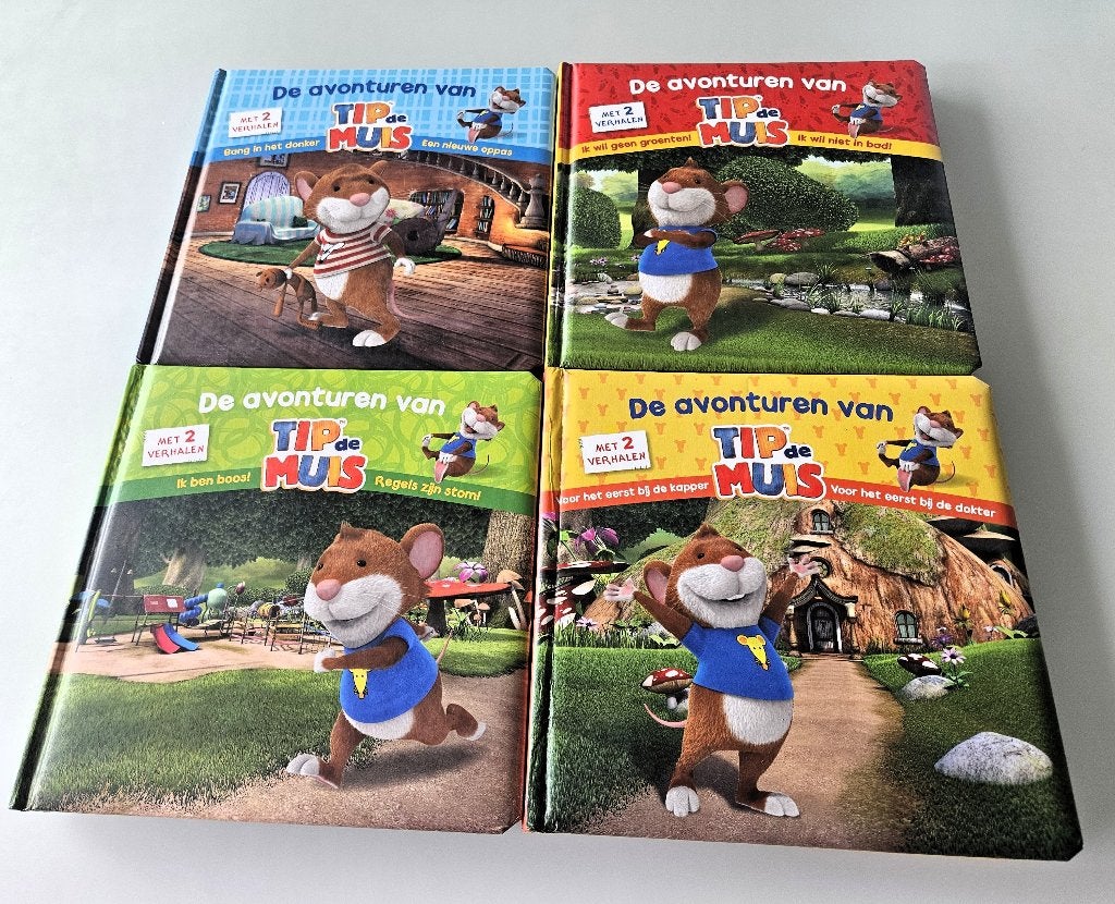 24 kinderboeken :  Tip de Muis, Ophalen of Verzenden