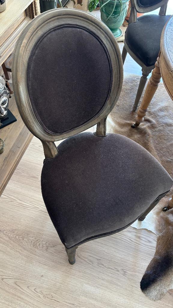 Lot de 3 chaises Maisons du Monde, Maison & Meubles, Classique, chic, élégant., Trois, Gris, Enlèvement