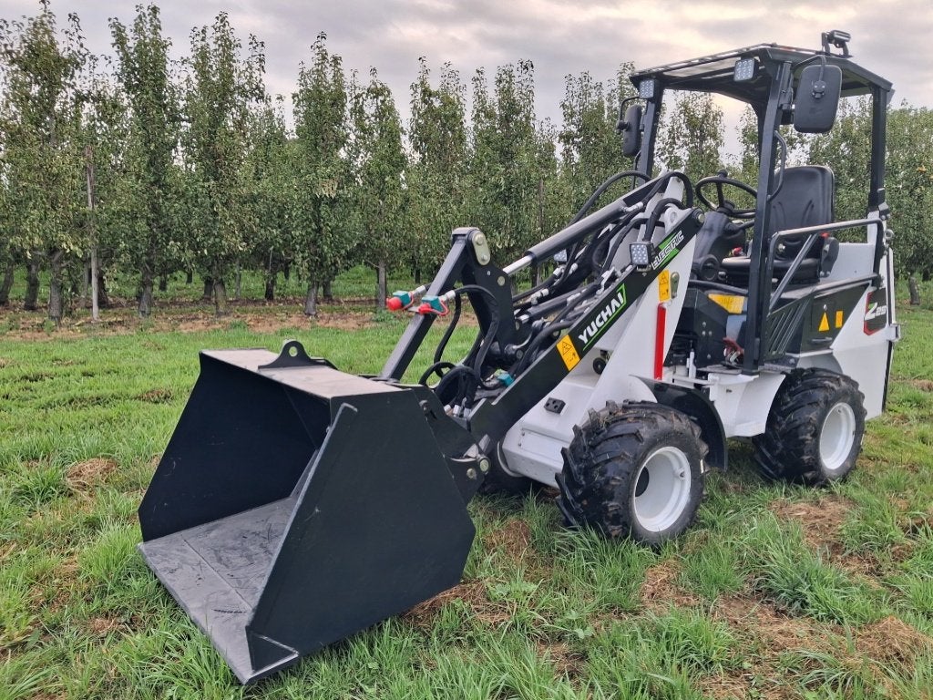 Kniklader als nieuw slechts 31 uren, Ophalen, Wiellader of Shovel