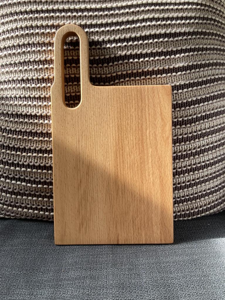Handgemaakte houten serveerplank, Huis en Inrichting, Woonaccessoires | Overige, Nieuw, Hout, Ophalen of Verzenden