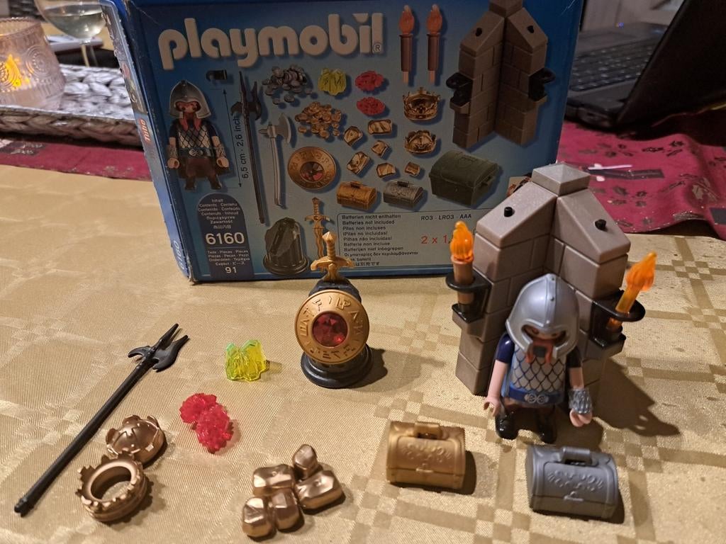 Playmobil 6160 chevalier, Enlèvement