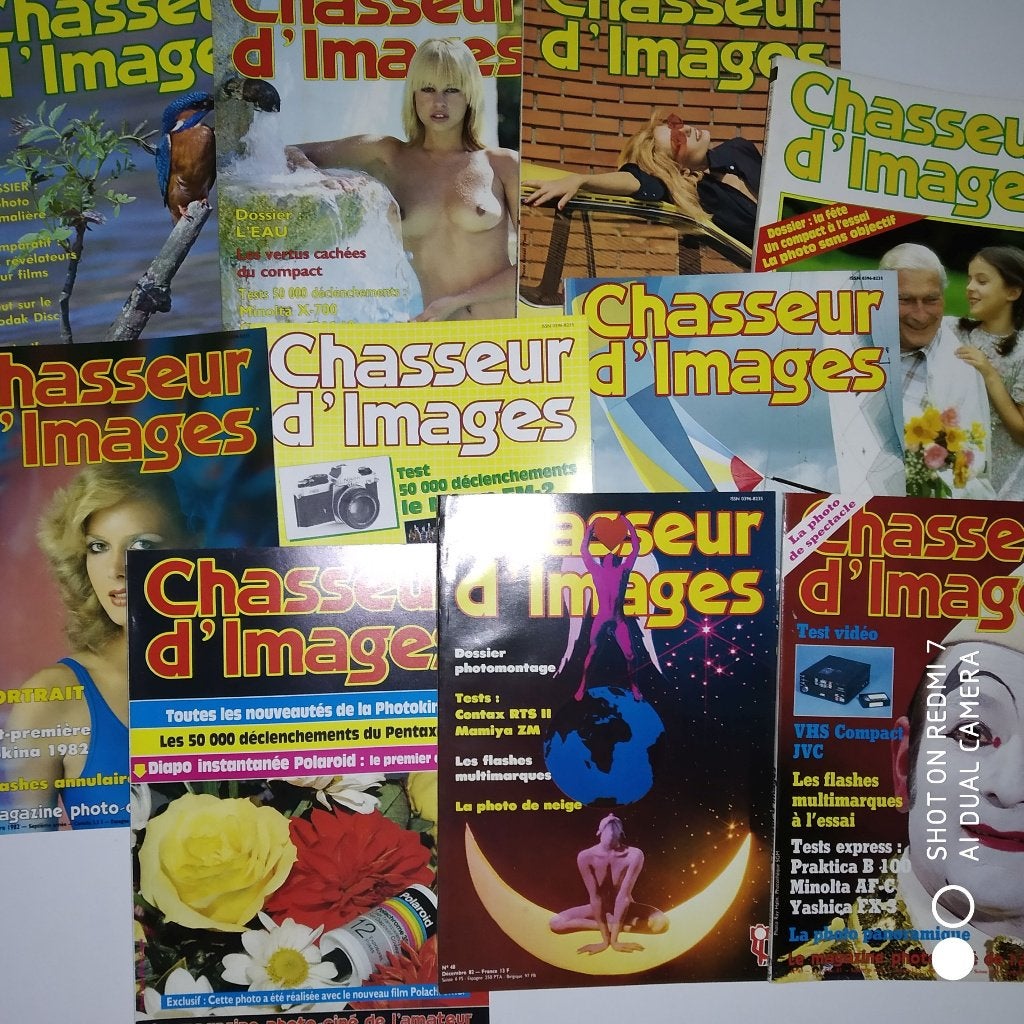 CHASSEUR D'IMAGES magazine lot de 10 1982/83., Ophalen of Verzenden, Gelezen, Sport en Vrije tijd