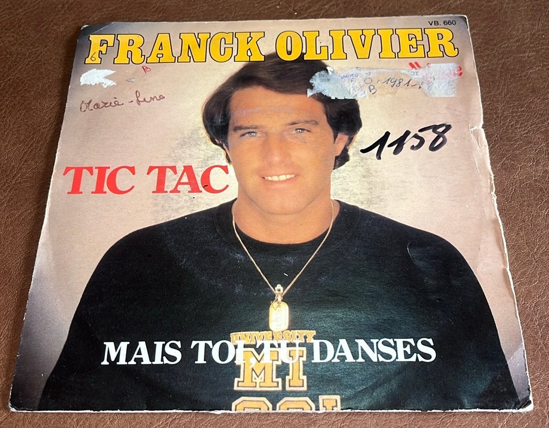 Franck Olivier ‎– Tic Tac - 7” vinyl single - BE, Ophalen of Verzenden, Gebruikt