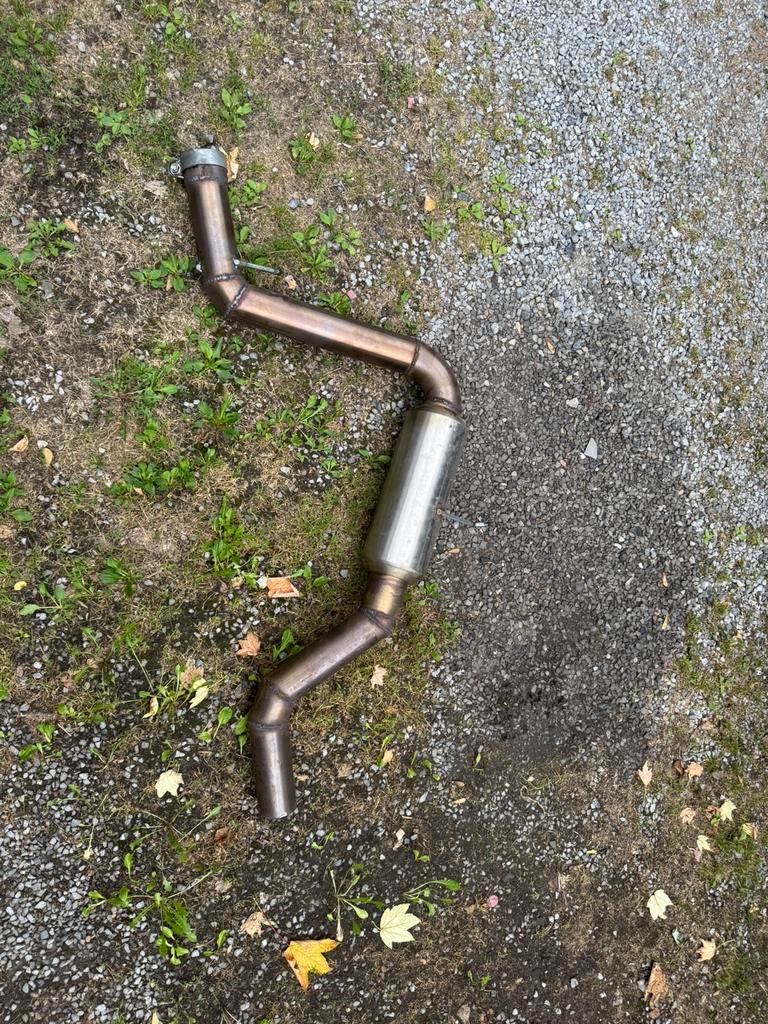 Ligne inox golf 5 gti 76mm, Ophalen, Gebruikt