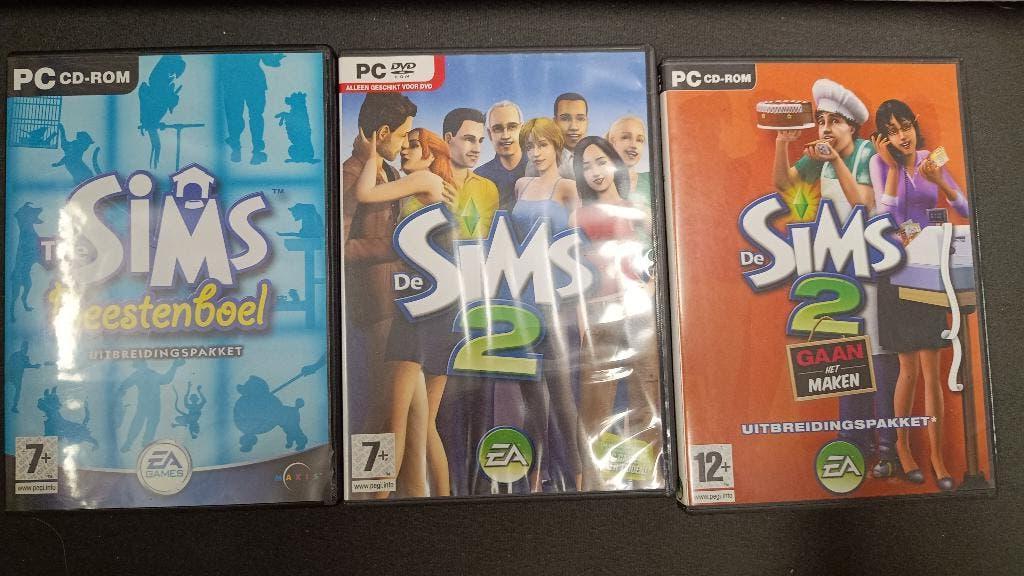 De sims computerspellen bundel, Enlèvement ou Envoi, Comme neuf, À partir de 7 ans