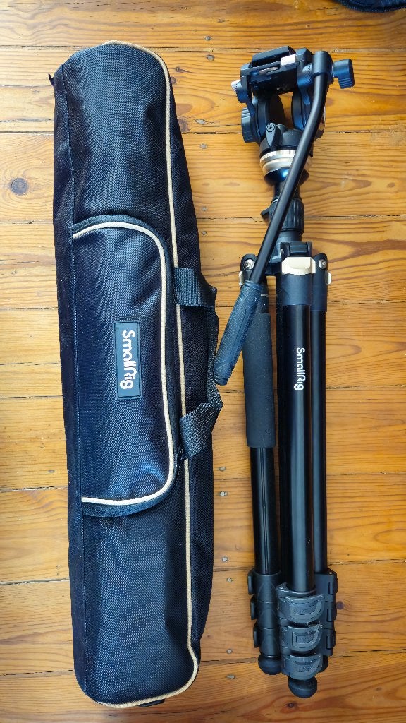 Trépied Smallrig avec tête fluide, TV, Hi-fi & Vidéo, Photo | Trépieds & Rotules, Tête fluide, Enlèvement ou Envoi, Comme neuf
