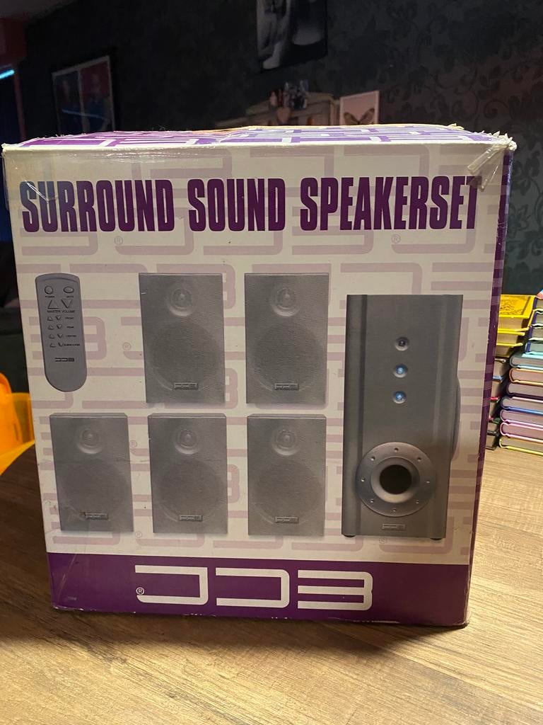 5.1 surround set met subwoofer, Audio, Tv en Foto, Ophalen, Zo goed als nieuw, Subwoofer