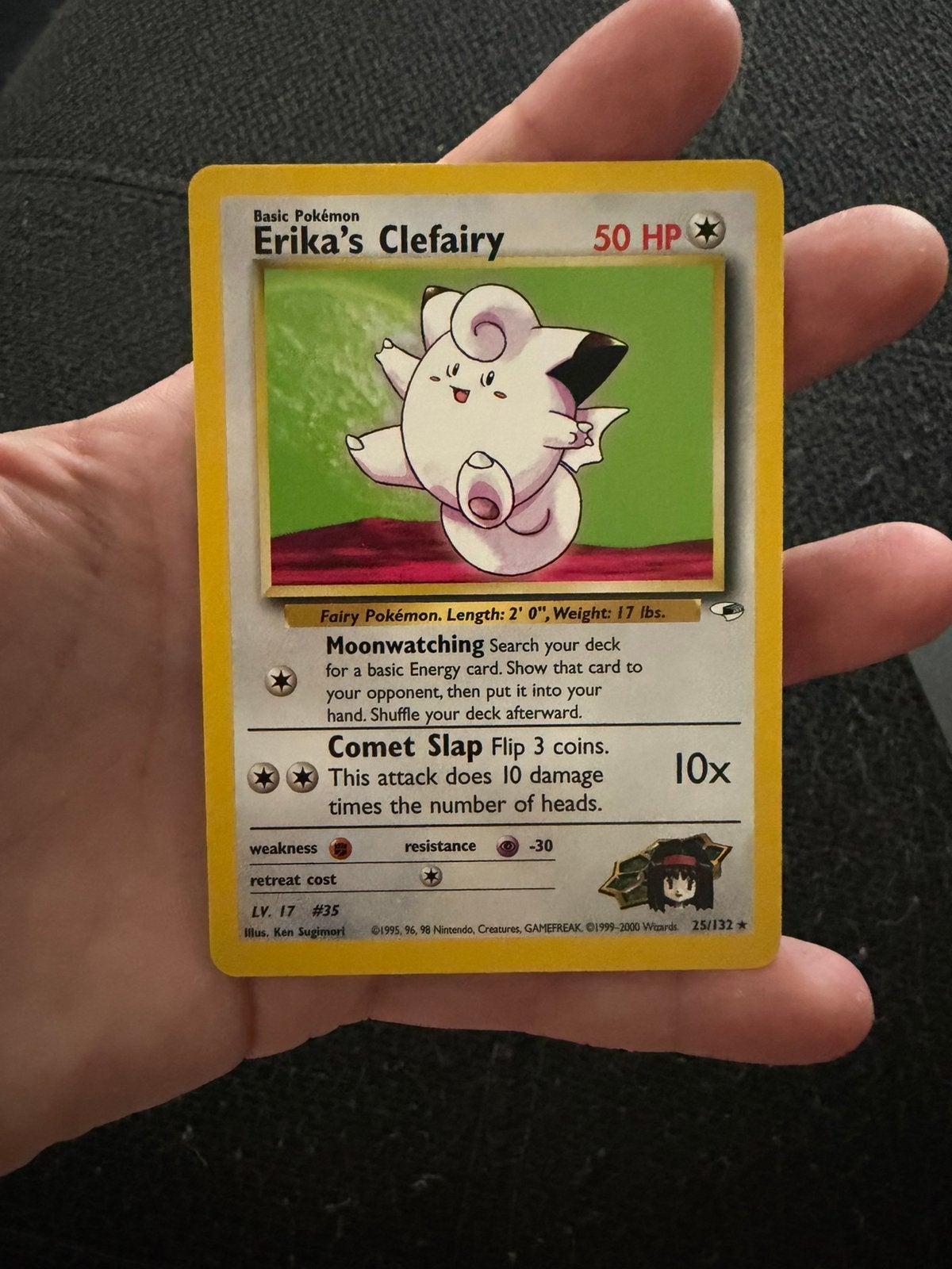 Erika’s clefairy 25/132, Ophalen of Verzenden, Nieuw