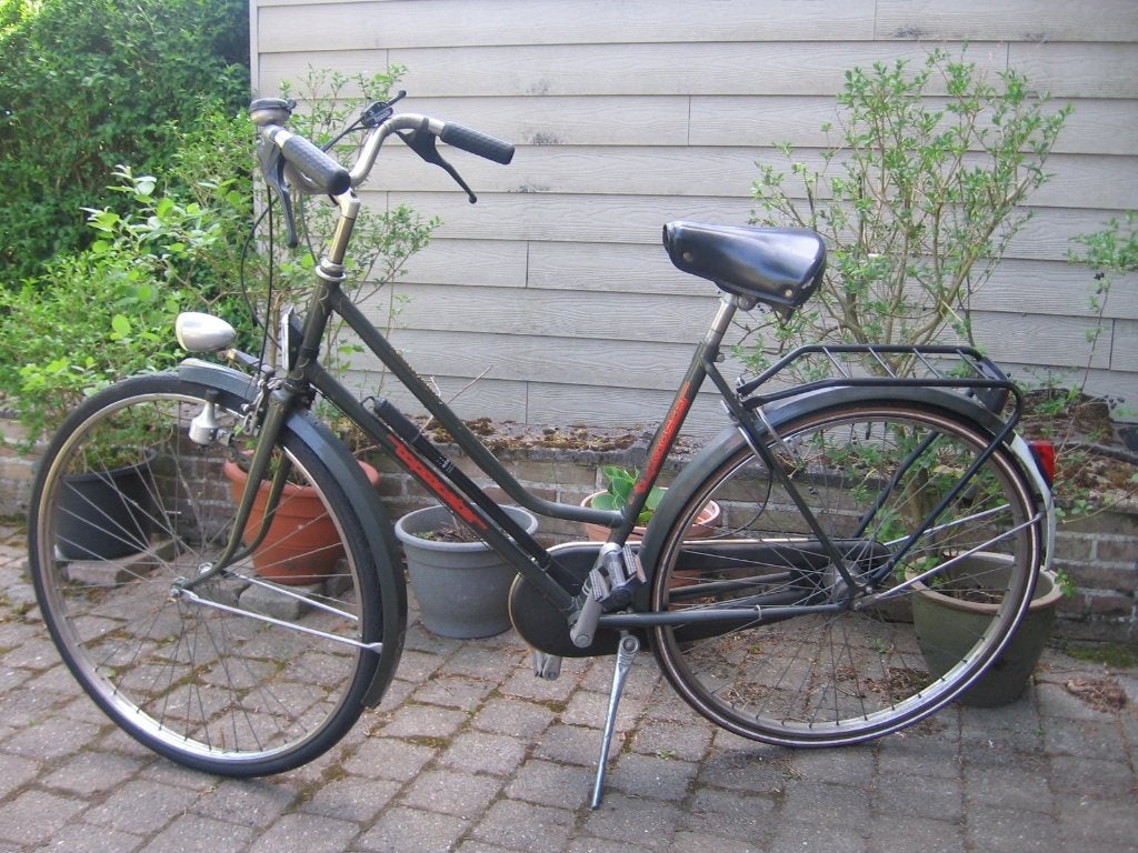 28 inch rijklare vintage damesfiets 3 versnellingen kader 52, Gebruikt, Velgrem, Versnellingen, 50 tot 53 cm
