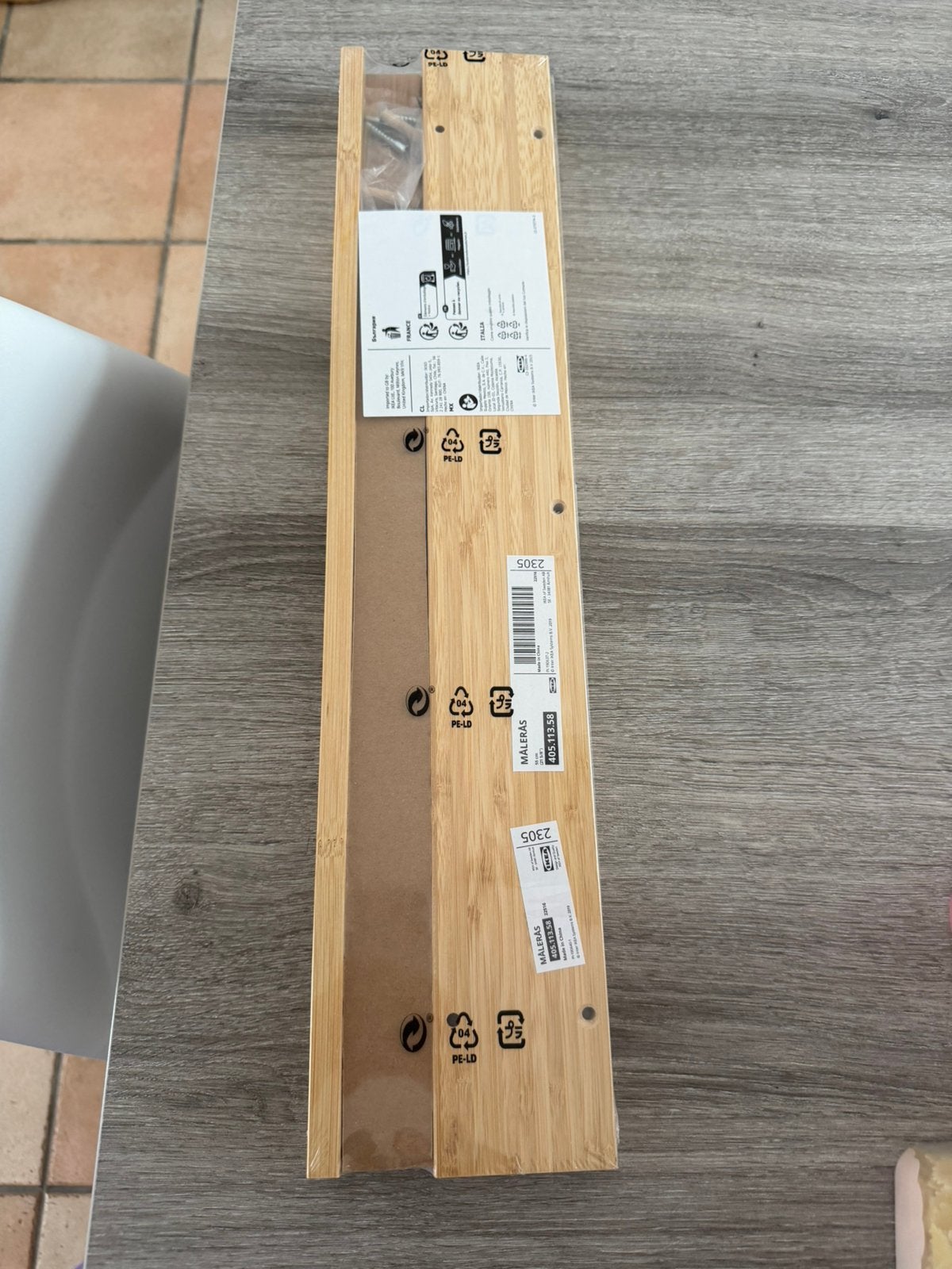 ikea maleras 55cm - etagère pour cadre photo, Enlèvement, Neuf