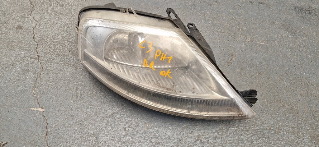 PHARE DROIT CITROEN C3 PHASE 1 2005 optique feu feux, Ophalen