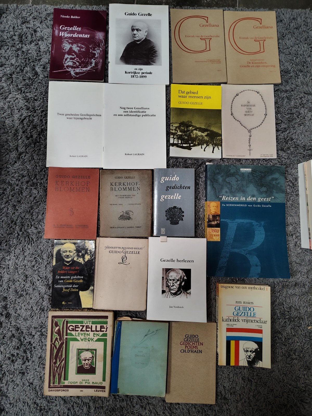 19 boeken Guido Gezelle, Boeken, Geschiedenis | Nationaal, Ophalen of Verzenden