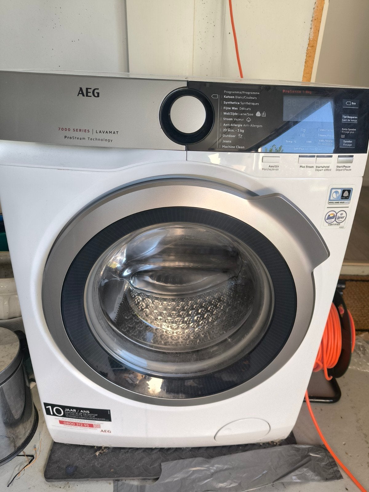 machine à laver aeg, Enlèvement